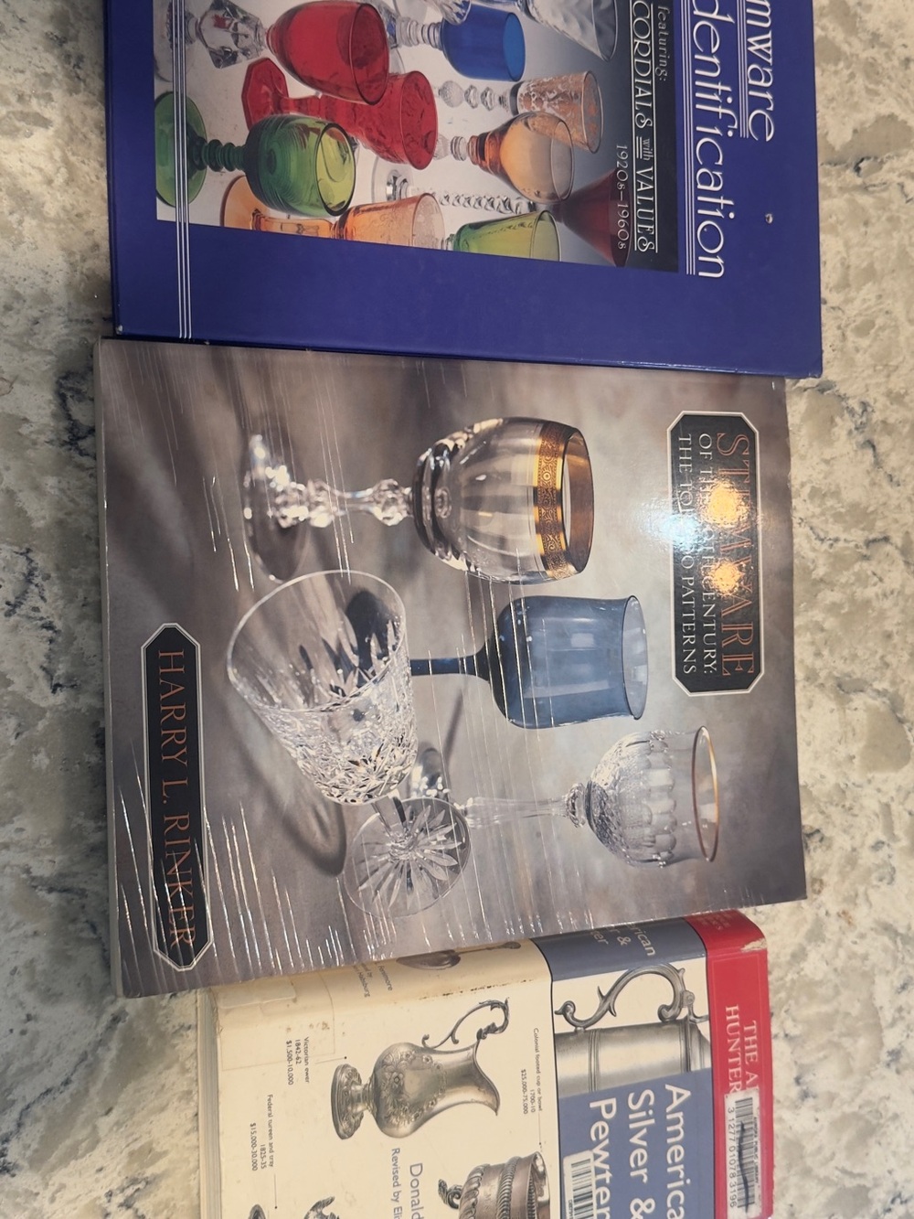 Silver & Glass Reference Book - Blue and Gold price book